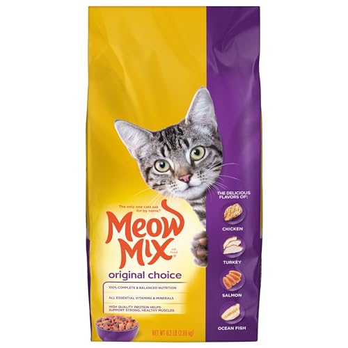 Version 1.0.0 Meow Mix Original Choice Dry Cat Food, 6.3 Pound Bag - Image 1