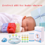 Baby Nail Trimmer Electric Nail File Baby Nail Clippers, Safe Nail Filer Grinder Kit for Newborn Infant Toddler Kids or Adults Toes Fingernails Care Trim Polish, with Led Light and 10 Grinding Heads - Image 3