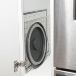 Tovolo Vented Collapsible Medium Microwave Cover (Charcoal) - Splatter Guard & Colander Kitchen Gadget for Food & Meal Prep / Dishwasher-Safe, BPA-Free Silicone & Plastic - Image 4