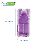 Ezy Dose Pill Cutter and Splitter with Dispenser, Cuts Pills, Vitamins, Tablets, Stainless Steel Blade, Travel Sized, Colors May Vary - Image 11