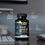 Black Seed Oil Capsules 100% Cold Pressed - Immune Support, Detox Aid, Inflammation Relief, Skin, Hair & Joint Health - Organic Black Cumin Seed, High Potency Nigella Sativa (90 Softgel Capsules) - Image 7