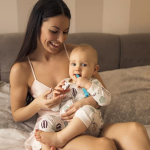 HAILI XMGQ Hollow Teething Tubes for Babies,6 Pack Chewy Straw Toy,Safe Silicone Baby Teethers Teething Toy 0-6 Months 6-12 Months - Image 2