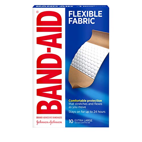 41ttkkDsXBL.jpg BAND-AID Flexible Fabric Bandages, Extra Large 10 ea - Image 1