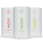 Native Deodorant | Natural Deodorant for Women and Men, Seasonal Scents, Aluminum Free with Baking Soda, Probiotics, Coconut Oil and Shea Butter | Ginger Mule, Citrus Spritz, Pina Colada - Variety Pack of 3