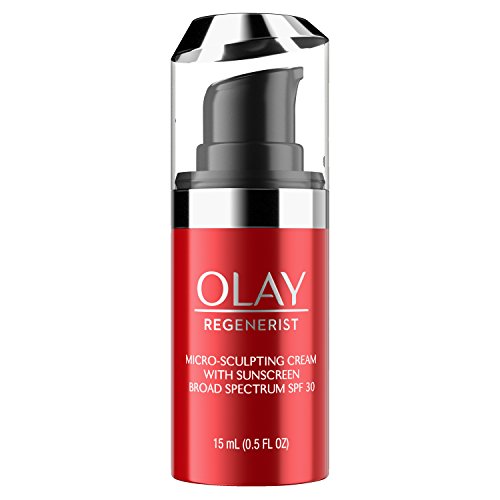 41ugydSgcL.jpg Face Moisturizer by Olay Regenerist Micro-Sculpting Cream Face Moisturizer with SPF 30, Trial Size, 0.5 Ounce - Image 1