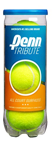 Version 1.0.0 Penn Tribute - All Courts Felt Pressurized Tennis Ball, 1 Can, 3 Balls - Image 1
