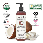 PURA D'OR Organic Fractionated Coconut Oil (16oz) USDA Certified 100% Pure & Natural Carrier Oil - Moisturizing For Face, Skin & Hair, Men & Women (Packaging may vary) - Image 3