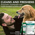 Vet's Best Dog Toothbrush & Toothpaste Kit - Natural Ingredients Reduce Plaque, Whiten Teeth, Freshen Breath - Image 7