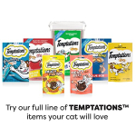 TEMPTATIONS Classic Crunchy and Soft Cat Treats Tasty Chicken Flavor, 30 oz. Tub - Image 5