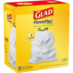 Glad Protection Series ForceFlex Drawstring 13 Gallon 1/120ct - Image 12
