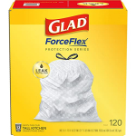 Glad Protection Series ForceFlex Drawstring 13 Gallon 1/120ct - Image 7