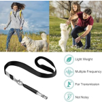 Dog Whistle, 2 Pack Adjustable Ultrasonic Dog Whistle to Stop Barking for Dogs, Recall Training, Professional Ultrasonic Silent Dog Whistle Training Control Tool for Dogs, with Black Strap Lanyard - Image 7