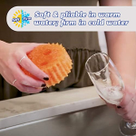 Scrub Daddy Color Sponge - Scratch-Free Multipurpose Dish Sponge Color Variety Pack - BPA Free & Made with Polymer Foam - Stain & Odor Resistant Kitchen Sponge (3 Count) - Image 6