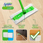 Swiffer Sweeper 2-in-1 Mops for Floor Cleaning, Dry and Wet Multi Surface Floor Cleaner, Sweeping and Mopping Starter Kit, Includes 1 Mop + 19 Refills, 20 Piece Set - Image 7