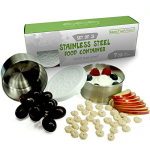 Dacha Mia Stainless Steel Food Storage Containers - Dips Condiment Containers - Set of 3 - 7oz - Eco Friendly Lunch Containers - Silicone Lids - Portion Control - Reusable - Image 6