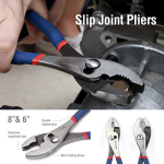 7-piece Workpro Pliers Set with Groove Joint, Long Nose, Slip Joint, Linesman, and Diagonal Pliers for DIY & Home Use - Image 8
