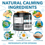 Hemp Calming Chews for Dogs with Anxiety and Stress - Dog Calming Treats - Dog Anxiety Relief - Storms, Barking, Separation - Valerian - Hemp Oil - Calming Treats for Dogs - Made in USA - Image 5