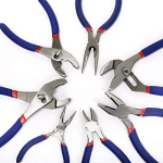 7-piece Workpro Pliers Set with Groove Joint, Long Nose, Slip Joint, Linesman, and Diagonal Pliers for DIY & Home Use - Image 3