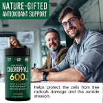 Chlorophyll Capsules 600 mg - Natural Chlorophyll Pills for Women & Men - Highly BioAvailable Organic Chlorophyll Supplement for Energy, Immunity & Skin Health - Internal Deodorant, Detox & Cleanse - Image 6