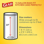 Glad Protection Series ForceFlex Drawstring 13 Gallon 1/120ct - Image 15