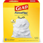 Glad Protection Series ForceFlex Drawstring 13 Gallon 1/120ct