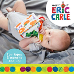 Let's Count Soft Book - World of Eric Carle the Very Hungry Caterpillar Baby on the Go Clip Teething Crinkle Soft Sensory Book for Babies, 5.25x5.25 Inch - Image 3