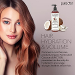 PURA D'OR Organic Fractionated Coconut Oil (16oz) USDA Certified 100% Pure & Natural Carrier Oil - Moisturizing For Face, Skin & Hair, Men & Women (Packaging may vary) - Image 4