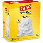 Glad Protection Series ForceFlex Drawstring 13 Gallon 1/120ct - Image 11