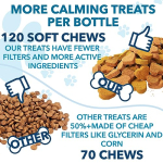 Hemp Calming Chews for Dogs with Anxiety and Stress - Dog Calming Treats - Dog Anxiety Relief - Storms, Barking, Separation - Valerian - Hemp Oil - Calming Treats for Dogs - Made in USA - Image 3