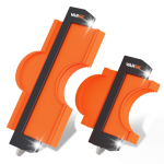 VARSK Contour Gauge Profile Tool with Light 5+10 Inch - Super Gauge Shape and Outline Tool, Gifts for Men Dad Him, Cool Gadgets for Men DIY Handyman, Home Improvement Measuring Woodworking Tools