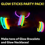 Glow Sticks Bulk Party Favors 100pk - 8" Glow in the Dark Party Supplies, Light Sticks for Neon Party Glow Necklaces and Bracelets for Kids or Adults - Image 6
