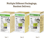 haakaa Manual Breast Pump for Breastfeeding, Silicone, Clear 4oz/100ml - Image 4