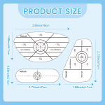 Seticek Golf Impact Tape Set 300Pcs, Self-Teaching Sweet Spot and Consistency Analysis, Golf Club Impact Stickers for Woods Irons and Putters Each 100 Pcs,Useful Training Aid Improve Ball Striking - Image 4