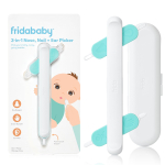 Frida Baby 3-in-1 Nose, Nail + Ear Picker | Baby Ear Cleaner + Baby Nose Cleaner and Nail Tool for Babies + Toddlers, Safely Clean Baby's Boogers, Ear Wax & More