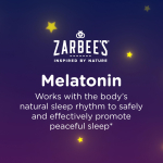 Zarbee's Kids 1mg Melatonin Gummy; Drug-Free & Effective Sleep Supplement for Children Ages 3 and Up; Natural Berry Flavored Gummies; 50 Count - Image 8