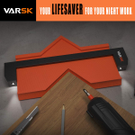 VARSK Contour Gauge Profile Tool with Light 5+10 Inch - Super Gauge Shape and Outline Tool, Gifts for Men Dad Him, Cool Gadgets for Men DIY Handyman, Home Improvement Measuring Woodworking Tools - Image 6