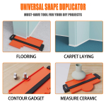 VARSK Contour Gauge Profile Tool with Light 5+10 Inch - Super Gauge Shape and Outline Tool, Gifts for Men Dad Him, Cool Gadgets for Men DIY Handyman, Home Improvement Measuring Woodworking Tools - Image 4