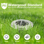 Solar Ground Lights, Waterproof Solar Garden Lights, Upgraded Outdoor Garden Waterproof Bright in-Ground Lights, Landscape Lights for Pathway,Yard,Deck,Lawn,Patio,Walkway (16 Pack White Light) - Image 6