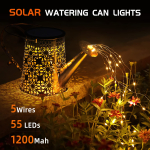 Otdair Solar Watering Can with Lights, Outdoor Garden Decor Waterproof Solar Garden Lights for Outdoor Pathway Yard Lawn Patio Party Decorations Gift for Mom Grandma Birthday - Image 7