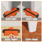 VARSK Contour Gauge Profile Tool with Light 5+10 Inch - Super Gauge Shape and Outline Tool, Gifts for Men Dad Him, Cool Gadgets for Men DIY Handyman, Home Improvement Measuring Woodworking Tools - Image 3