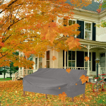 Vailge Heavy Duty Patio Sofa Cover, 100% Waterproof 3-Seater Outdoor Sofa Cover,Lawn Patio Furniture Covers with Air Vent and Handle,79" Wx 37" Dx 35" H,Grey - Image 3