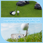 Seticek Golf Impact Tape Set 300Pcs, Self-Teaching Sweet Spot and Consistency Analysis, Golf Club Impact Stickers for Woods Irons and Putters Each 100 Pcs,Useful Training Aid Improve Ball Striking - Image 2