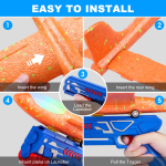 Fuwidvia 3 Pack Airplane Launcher Toys, 13.2'' LED Foam Glider Catapult Plane Toy for Boys, 2 Flight Modes Outdoor Flying Toys Birthday Gifts for Boys Girls 4 5 6 7 8 9 10 11 12 Year Old - Image 3