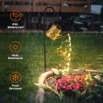 Otdair Solar Watering Can with Lights, Outdoor Garden Decor Waterproof Solar Garden Lights for Outdoor Pathway Yard Lawn Patio Party Decorations Gift for Mom Grandma Birthday - Image 6
