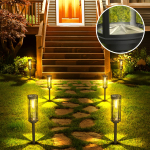 COXSENI Solar Pathway Lights Outdoor 8 Pack, Bright Solar Path Light Outside Waterproof, Solar Garden Decorative Solar Powered Landscape Lights for Walkway Driveway Lawn Patio Sidewalk Yard Decor - Image 2